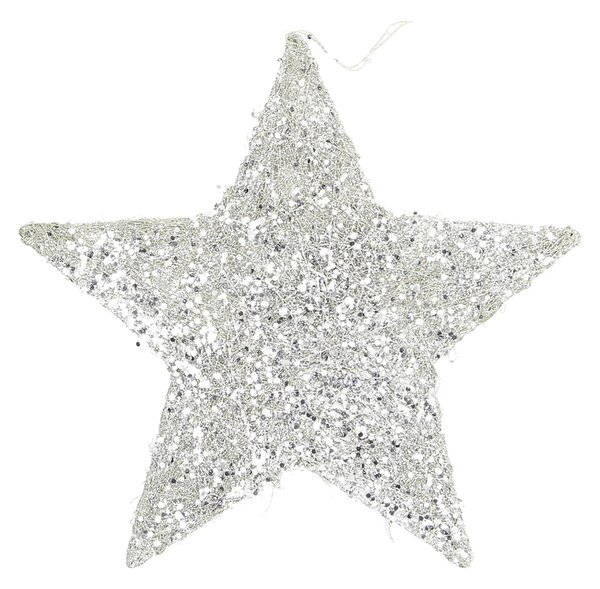 Decorațiuni de Crăciun Star Silver 25 cm