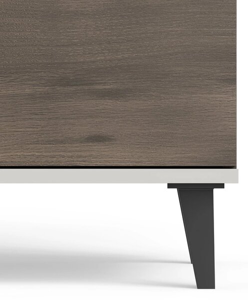 Comoda RANDOM 2 KM-1, casmir/nuc, PAL furniruit, 160x40x82 cm