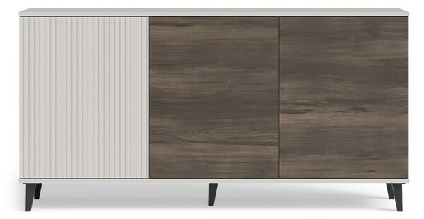 Comoda RANDOM 2 KM-1, casmir/nuc, PAL furniruit, 160x40x82 cm