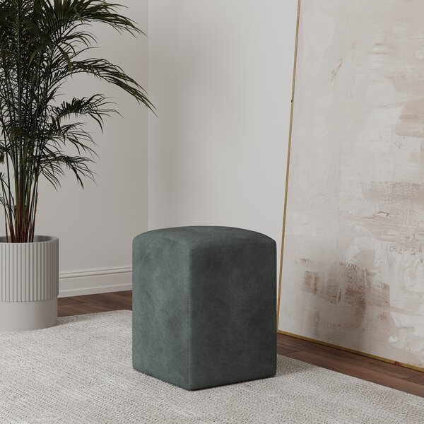 Taburet haaus Talin, Menta, Stofa, L 35 x l 35 x H 45 cm