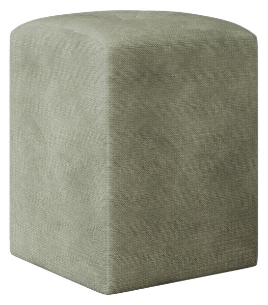 Taburet haaus Talin, Kaki, Stofa, L 35 x l 35 x H 45 cm