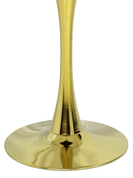 Masă fixă Rotundă Lyma Gold Stejar