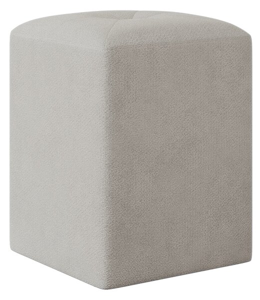 Taburet haaus Talin, Gri, Stofa, L 35 x l 35 x H 45 cm