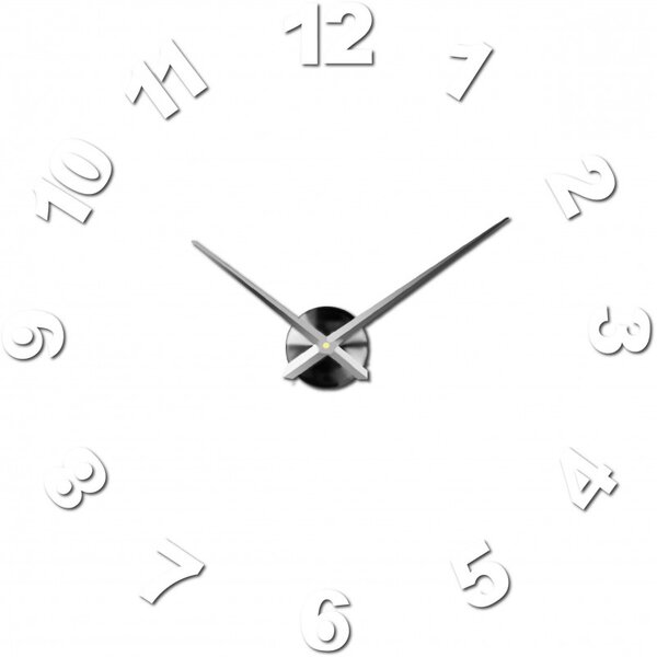 Ceas de perete modern, adeziv - TRINITY