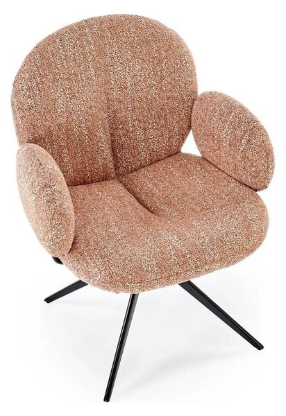 Scaun K568, scortisoara/negru, stofa clasica/otel, 65x64x82 cm