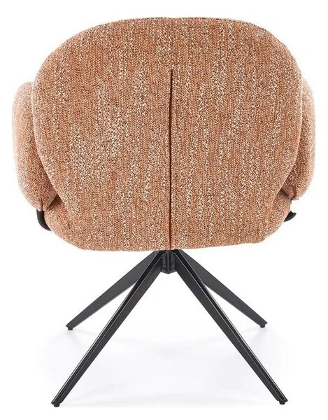 Scaun K568, scortisoara/negru, stofa clasica/otel, 65x64x82 cm