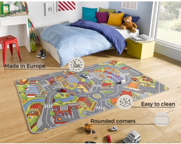Covor pentru copii Hanse Home Smart City, 90x200 cm