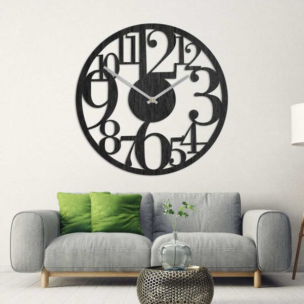 Ceas de perete minimalist cu cifre mari | SEWEHN
