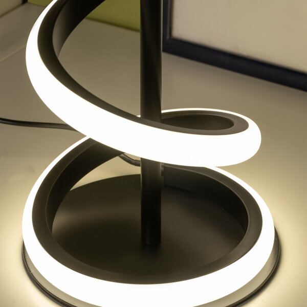 Lampă LED de masă ONLI TWIST LED/12W/230V 4000K 40 cm negru