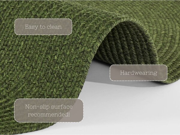 Covor verde rotund de exterior ø 150 cm - NORTHRUGS