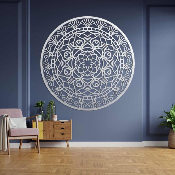 Decorațiune murală din lemn cu mandala | JOKOPO