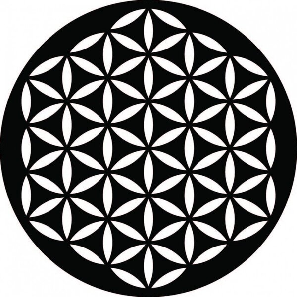 Imagine mandala din lemn pe perete - YISUIYU