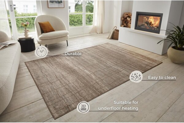 Covor maro/bej 80x120 cm Terrain – Hanse Home