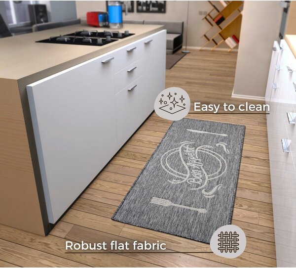 Covor tip traversă grej 62x150 cm Cucina – Hanse Home
