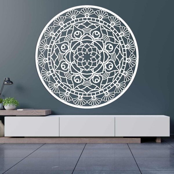 Decorațiune murală din lemn cu mandala | JOKOPO