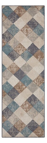 Covor tip traversă albastru/bej 80x200 cm Terrain – Hanse Home
