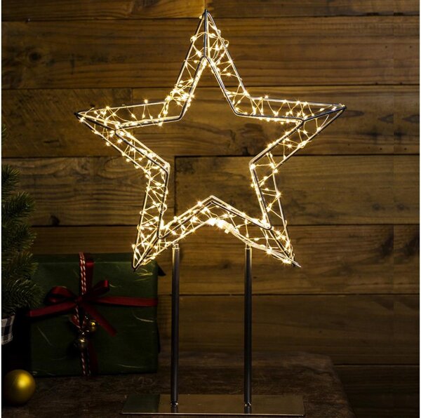 Brilagi - Decorațiune LED de Crăciun pentru exterior, stea, LED/3,6W/230V, IP44, 44x30 cm