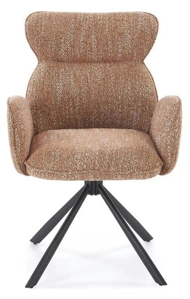 Scaun K571, scortisoara/negru, stofa clasica/otel, 63x64x93 cm