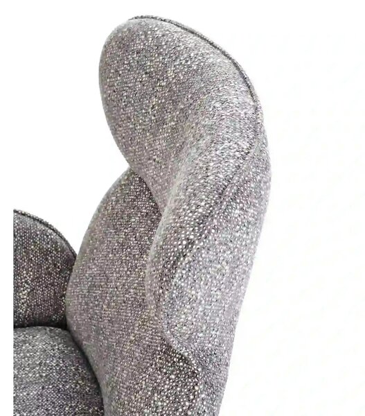 Scaun K571, gri/negru, stofa clasica/otel, 63x64x93 cm