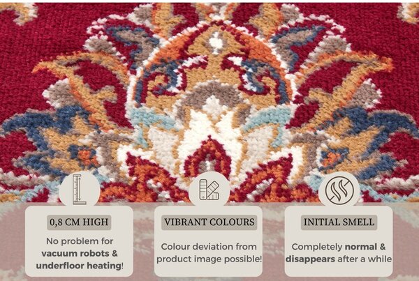 Covor roșu 57x90 cm Orient Caracci – Hanse Home