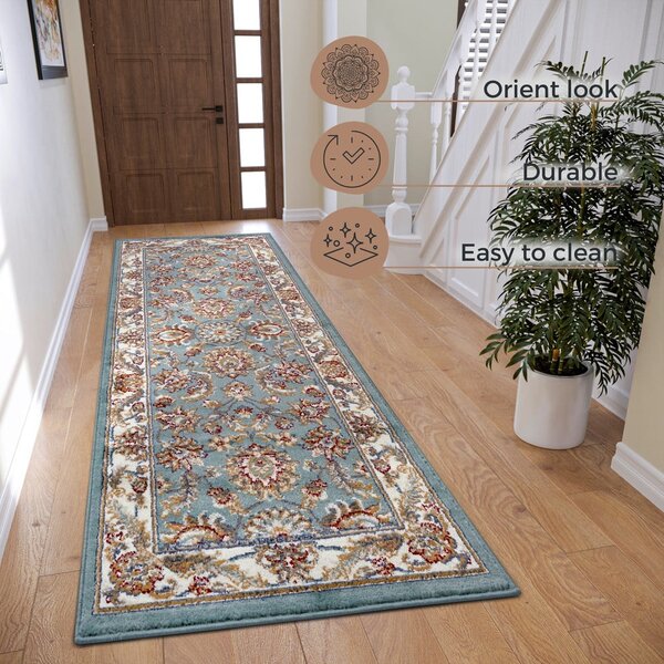 Covor tip traversă verde mentă 80x240 cm Orient Reni – Hanse Home