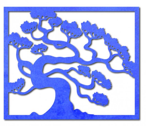Imagine din lemn pe peretele unui placaj din lemn de bonsai DRAZSKA