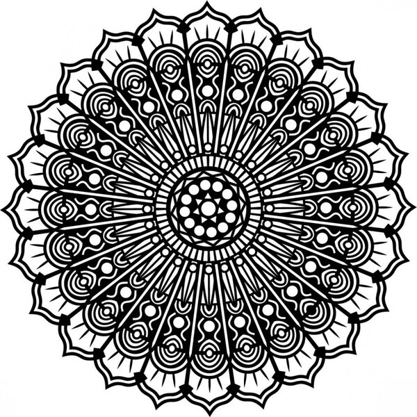 Artă murală din lemn – Mandala Floarea Păcii | KLAROT