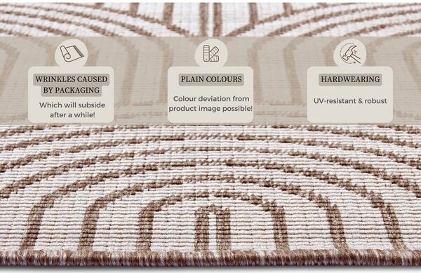 Covor de exterior maro 160x230 cm Pangli Linen – Hanse Home