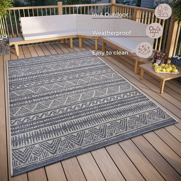 Covor de exterior gri 115x170 cm Clyde Loto – Hanse Home
