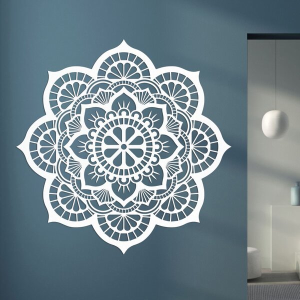 Decorațiune de perete cu simbolismul mandalei, floare de lotus | MYSTICA