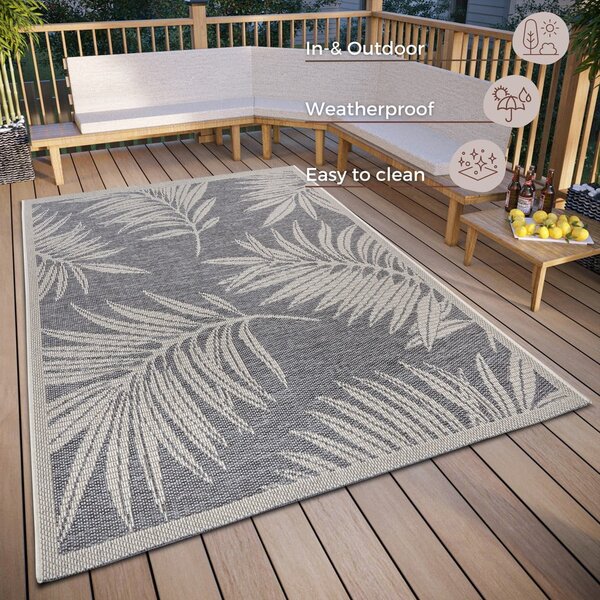 Covor de exterior gri 115x170 cm Clyde Paru – Hanse Home