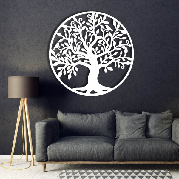 Pictură murală din lemn - Arborele Vieții simbolizează creșterea
