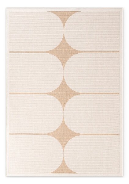 Covor pentru exterior și interior bej/fildeș 120x170 cm Duet Bowen – NORTHRUGS