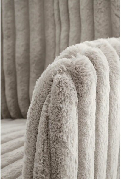 Scaun K572, gri - Vito 07, blana articiala/otel, 62x68x93 cm