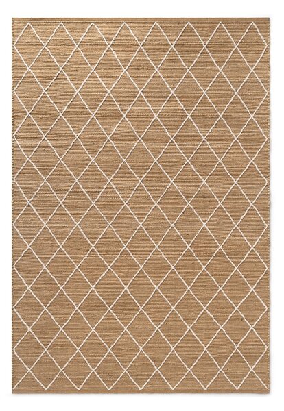 Covor în culoare naturală țesut manual din iută 120x180 cm Kunu – Hanse Home