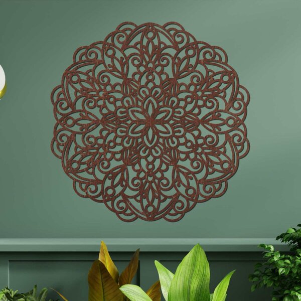 Mandala din lemn, pictură murală | TERRONY