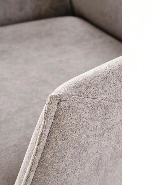 Scaun K574, gri/negru, stofa catifelata/otel, 60x60x88 cm