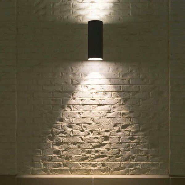 Aplică de exterior 2xGU10/40W/230V IP54 neagră
