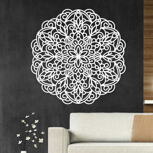 Mandala din lemn, pictură murală | TERRONY
