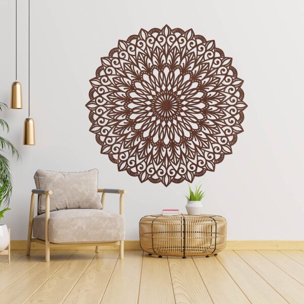 Mandala din lemn pe perete – Decorațiune elegantă pentru casa ta | PROKA