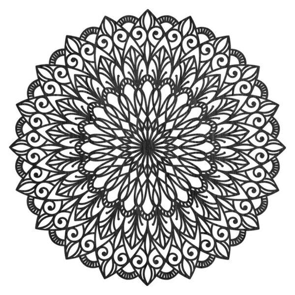 Mandala din lemn pe perete – Decorațiune elegantă pentru casa ta | PROKA