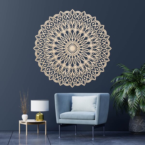 Mandala din lemn pe perete – Decorațiune elegantă pentru casa ta | PROKA