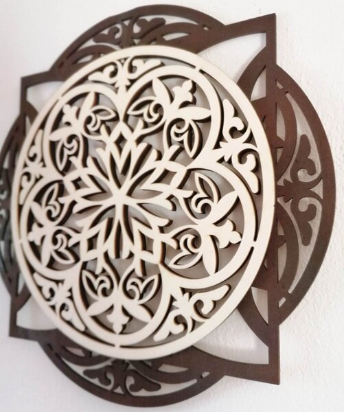 Tablou din lemn, decor de perete elegant - FANTASIA