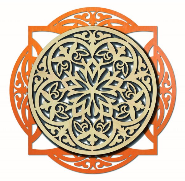 Tablou din lemn, decor de perete elegant - FANTASIA