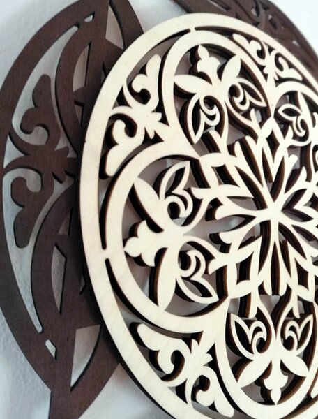 Tablou din lemn, decor de perete elegant - FANTASIA
