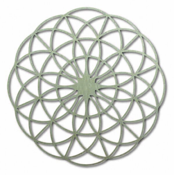 Mandala magică din lemn pe perete - Cercuri I diametru FI 50, 60, 70, 80, 90 cm
