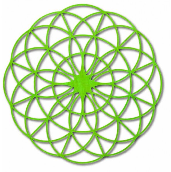 Mandala magică din lemn pe perete - Cercuri I diametru FI 50, 60, 70, 80, 90 cm