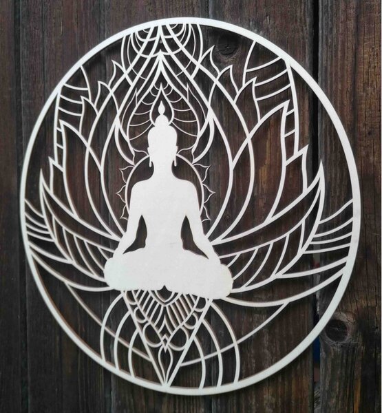 Pictură murală mandala și Buddha | CAMERA