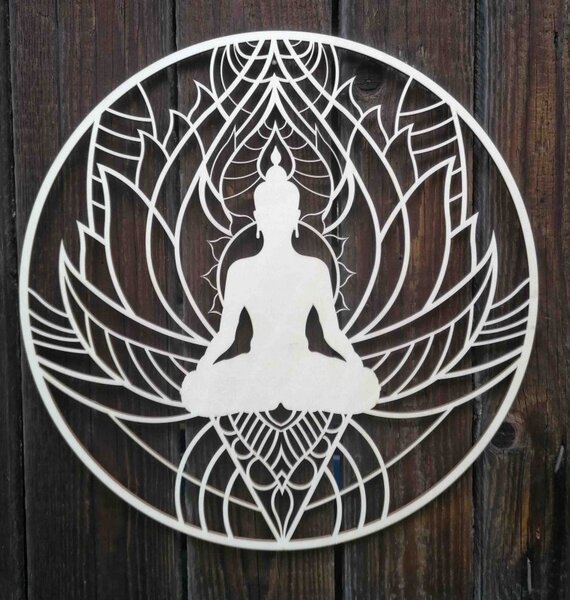 Pictură murală mandala și Buddha | CAMERA