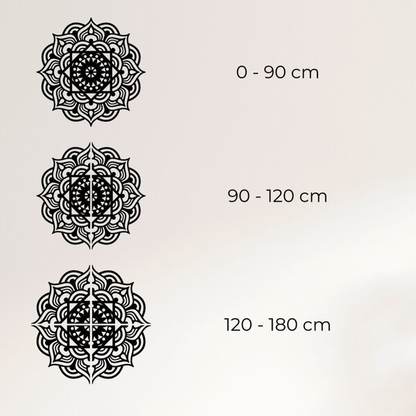 Decorațiune murală cu mandală din lemn | ROMANCE